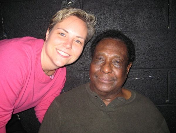 Director Cyndy A. Marion and Tony Award nominated and Obie Award winning playwright L Photo